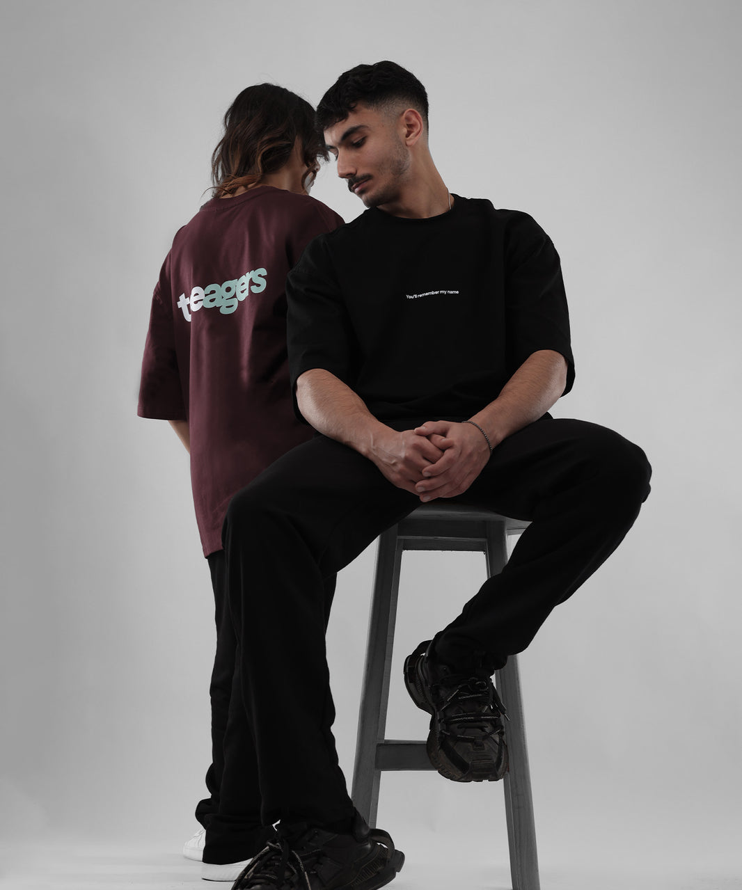 teeagers® REMNAME Oversized Basic T-shirt