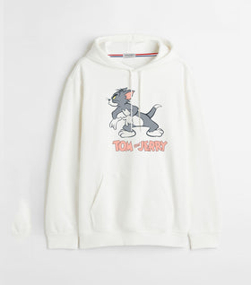 Tom And Jerry Fleece Hoodie