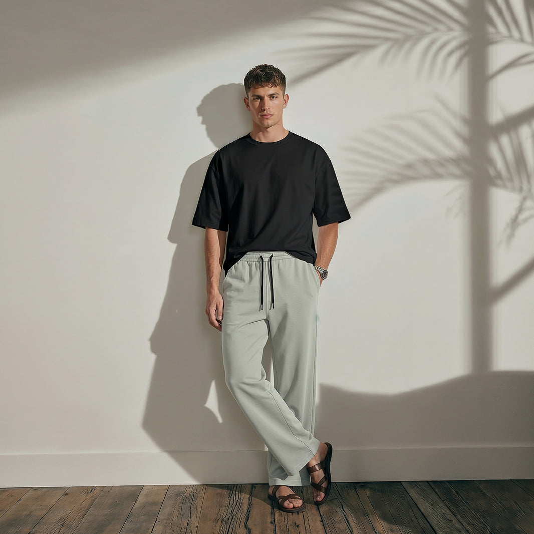 [WLSP] Wide-Leg Cotton Regular Sweatpants