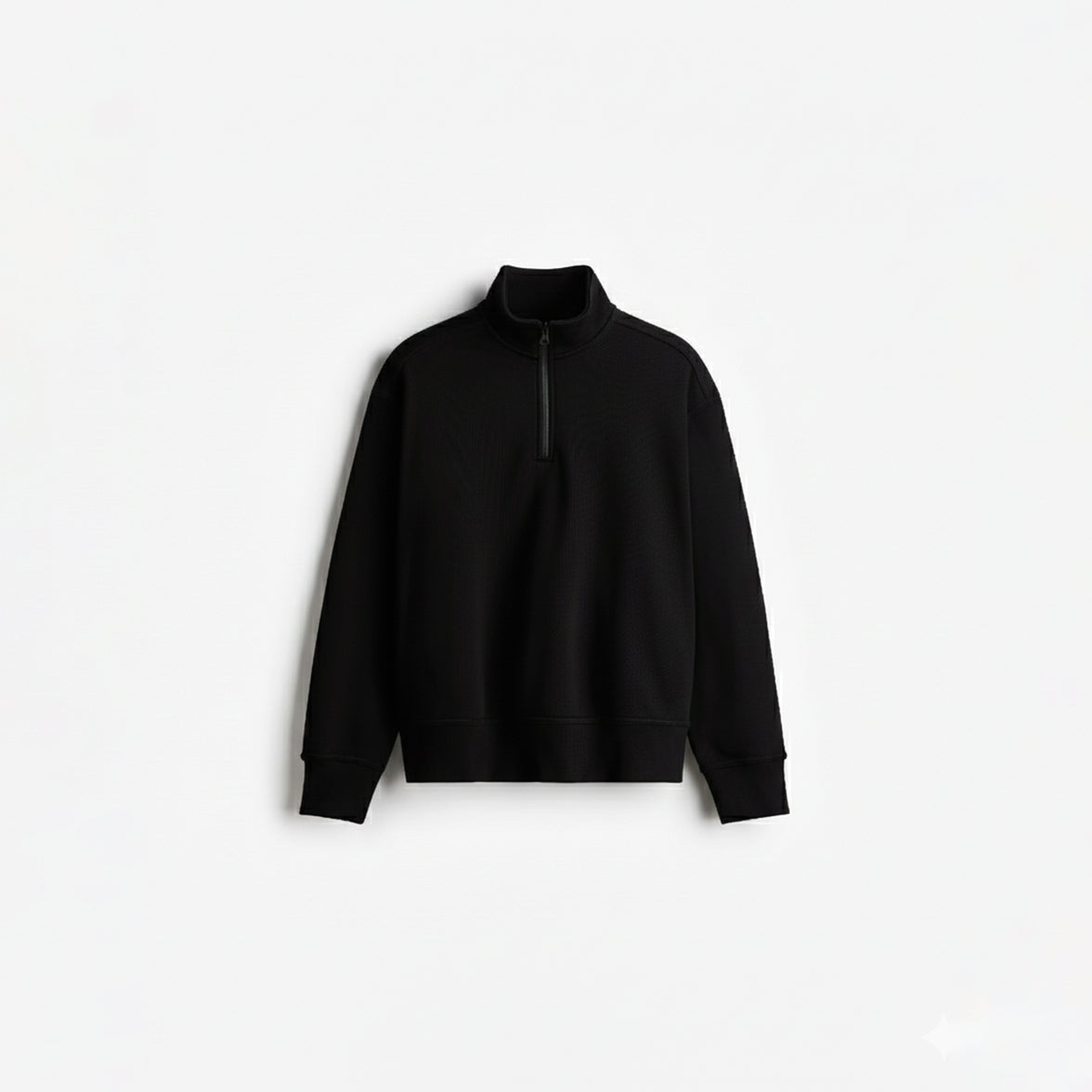 [OZS] Oversized Quarter Zipper Sweatshirt