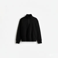 [OZS] Oversized Quarter Zipper Sweatshirt