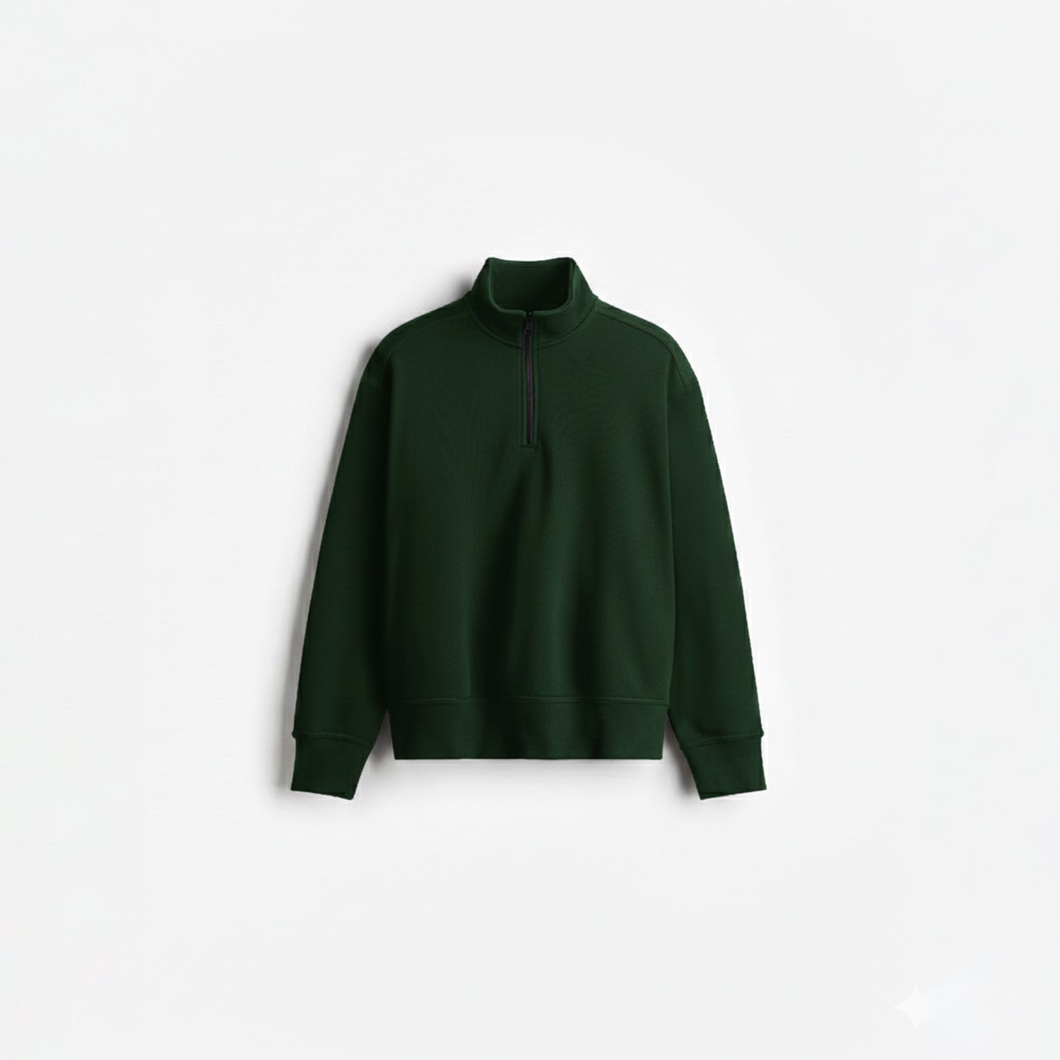 [OZS] Oversized Quarter Zipper Sweatshirt