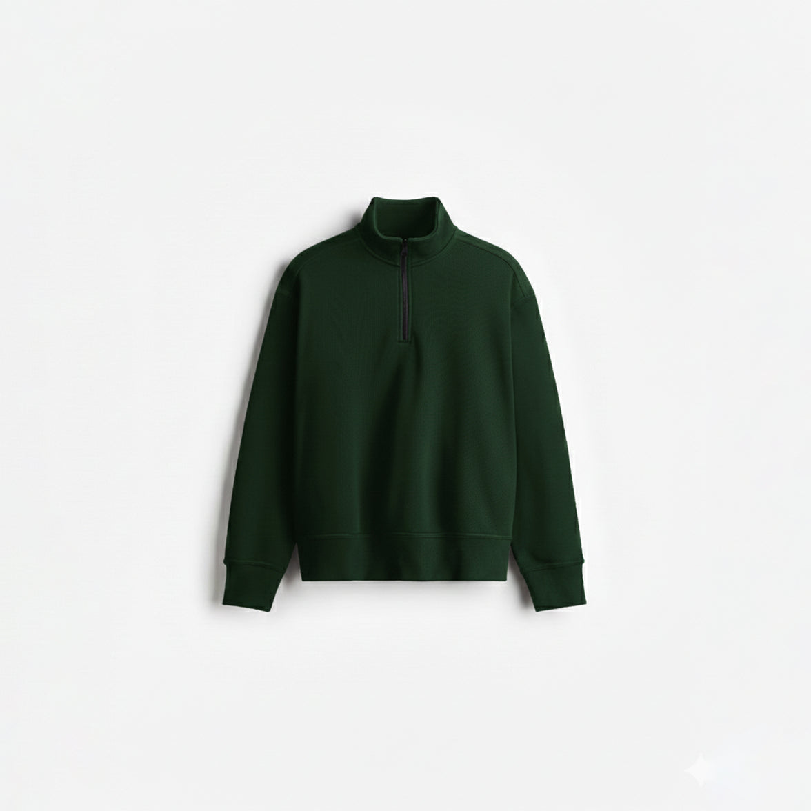 [OZS] Oversized Quarter Zipper Sweatshirt