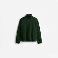 [OZS] Oversized Quarter Zipper Sweatshirt