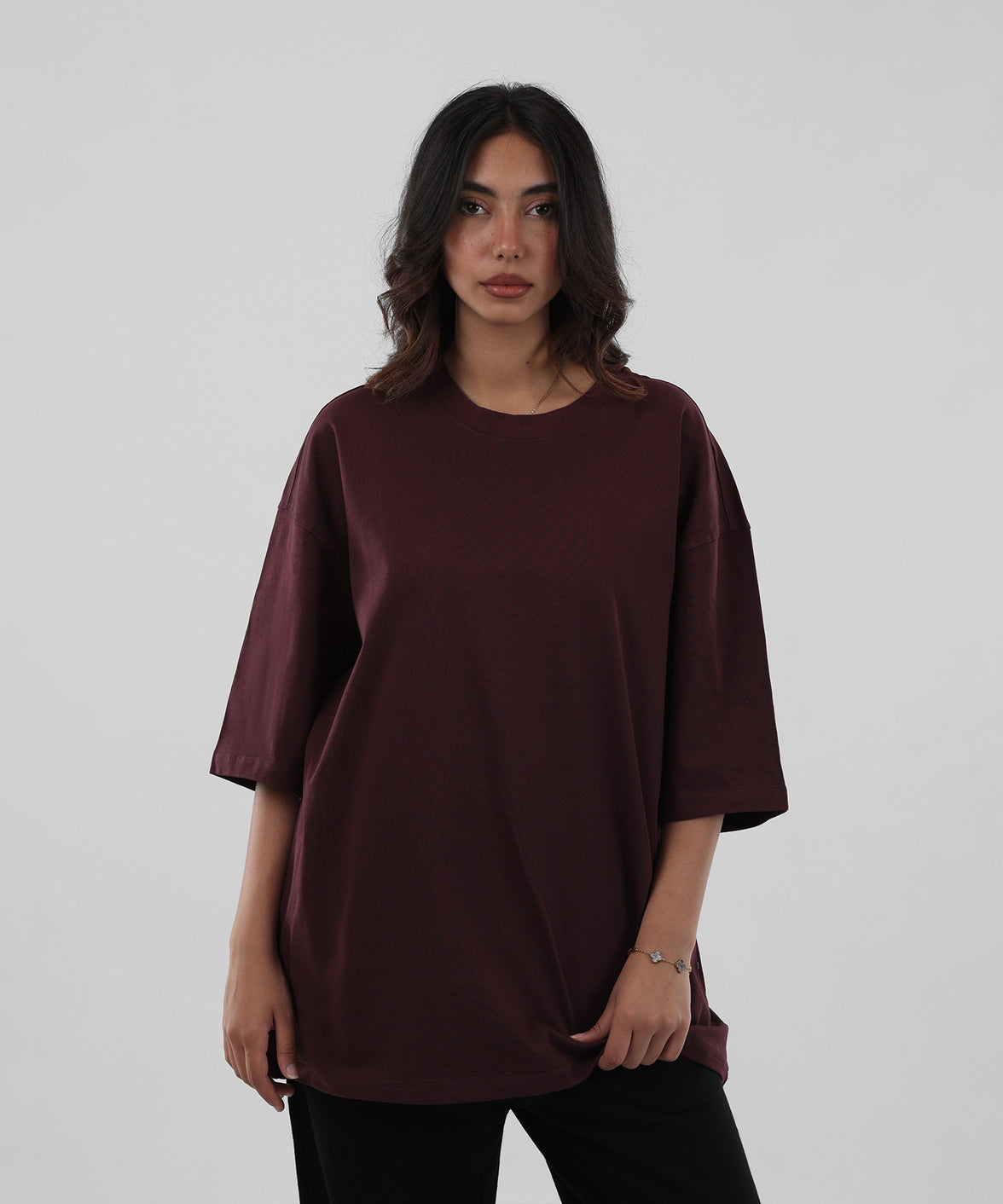 teeagers® Oversized Basic Plain Tee
