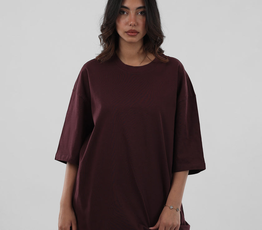 teeagers® Oversized Basic Plain Tee