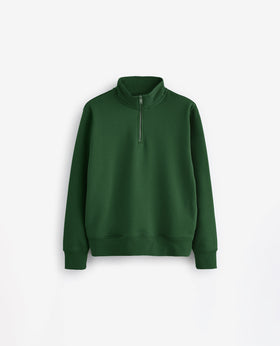 [OZS] Oversized Quarter Zip Sweatshirt