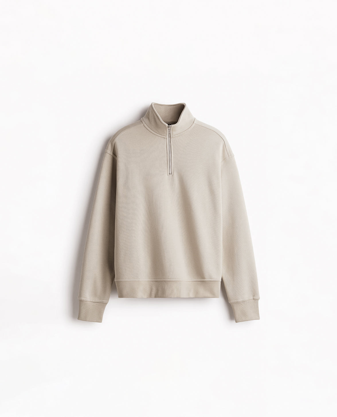 [OZS] Oversized Quarter Zip Sweatshirt