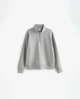 [OZS] Oversized Quarter Zip Sweatshirt