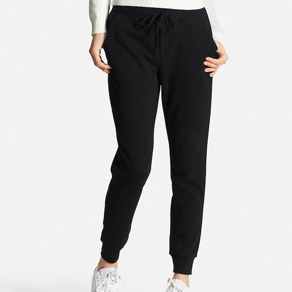 Souluxe Womens Black Polyester Sweatpants Leggings Size S L25 in