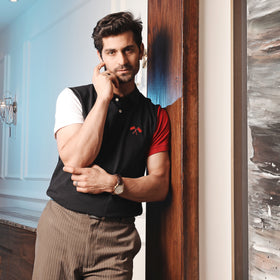 Big Flags Cotton Polo Shirt