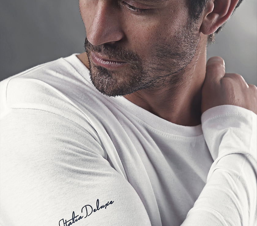Italia Deluxe | Basic Saturated Cotton Long Sleeve