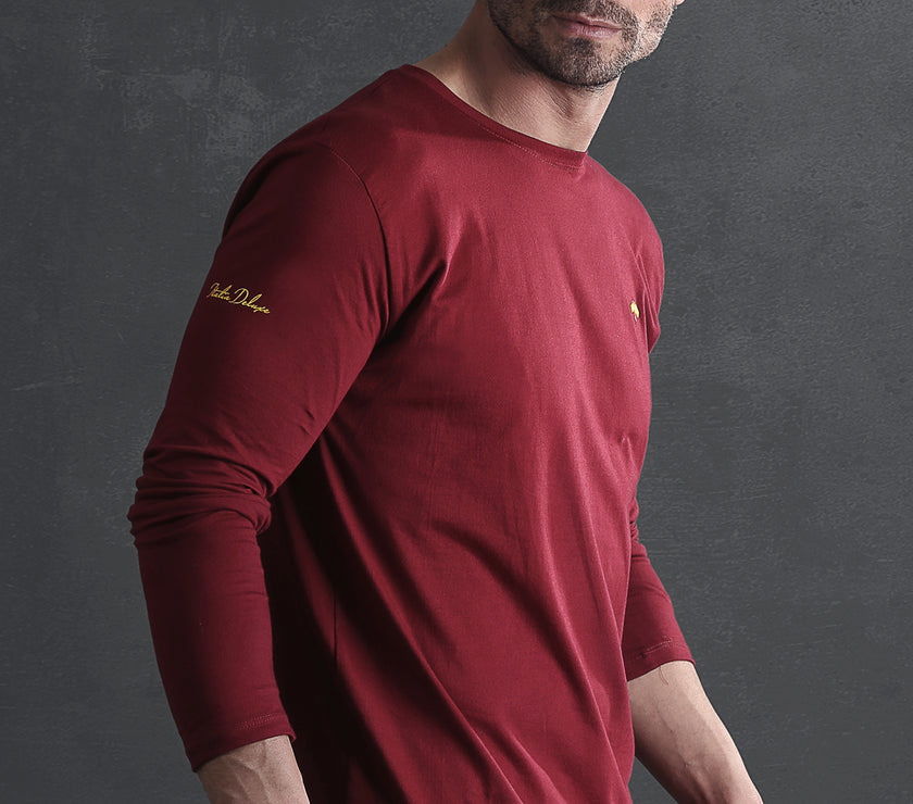 Italia Deluxe | Basic Saturated Cotton Long Sleeve